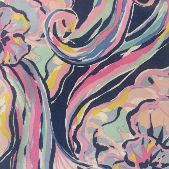 LILLY PULITZER Makenna Ponte Short Nauti Navy Size 2 Resort Beach Preppy Sirens - Picture 8 of 11